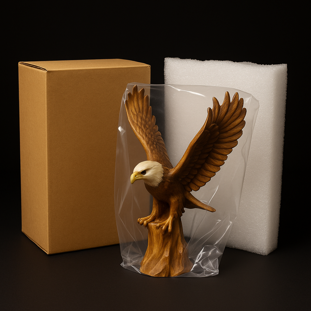 Bald Eagle Resin Sculpture Premium Home & Office Decor-3