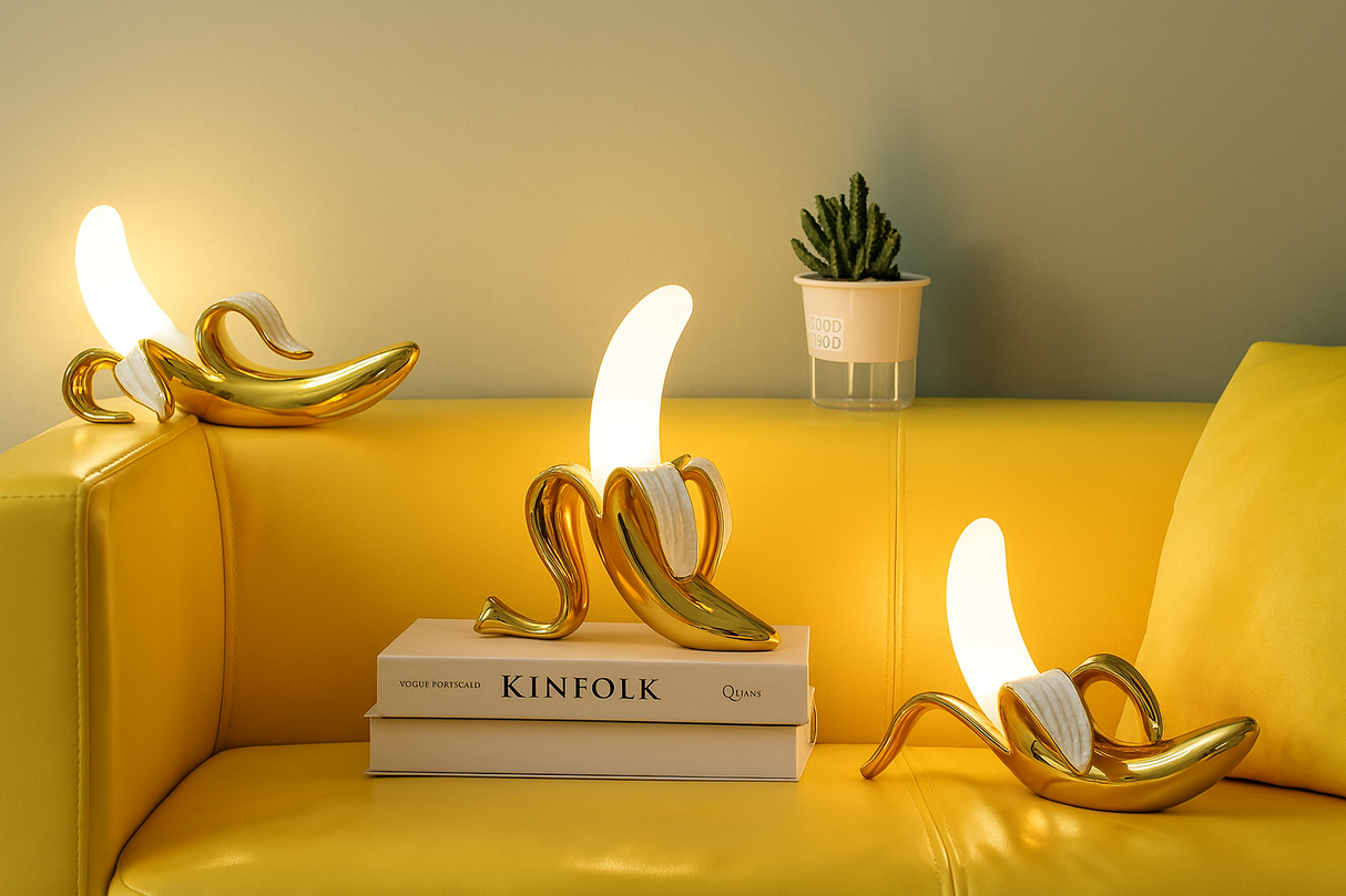 Peely Banana Table Lamp – Fun & Quirky LED Lamp for Unique Home Decor