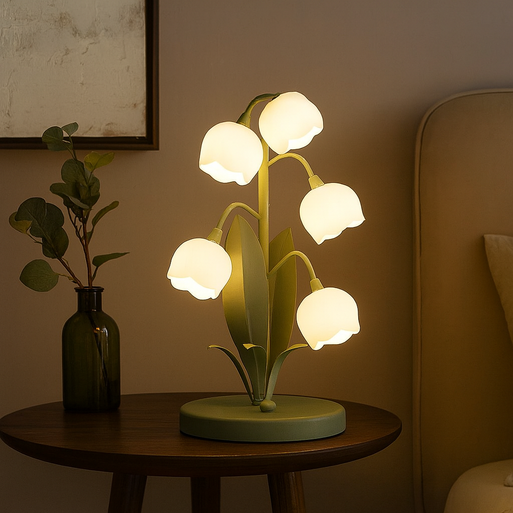 Lilly of the Valley Table Lamp – Elegant Floral-Inspired Lighting