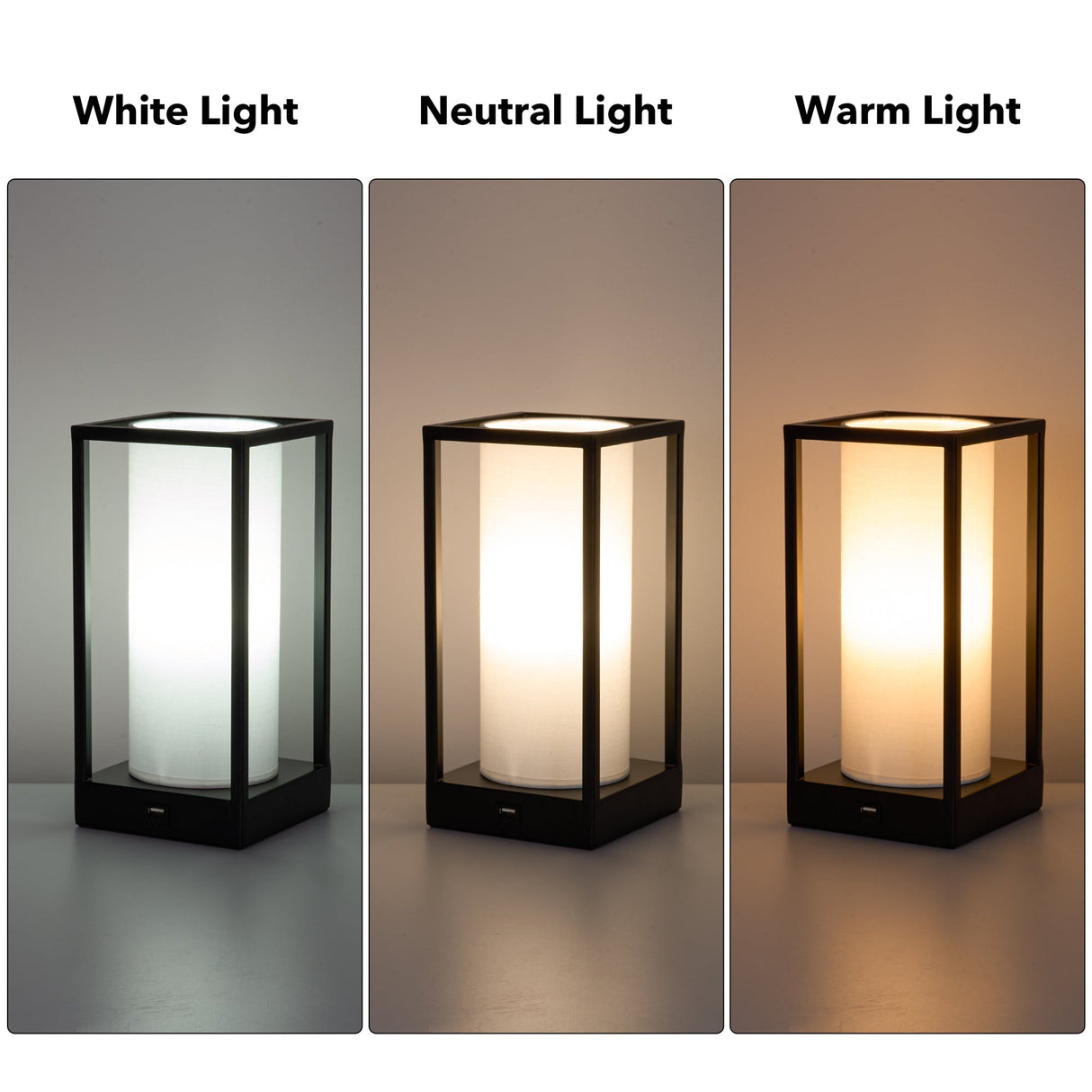 Hokkaido Adjustable Table Lamp with USB Charger