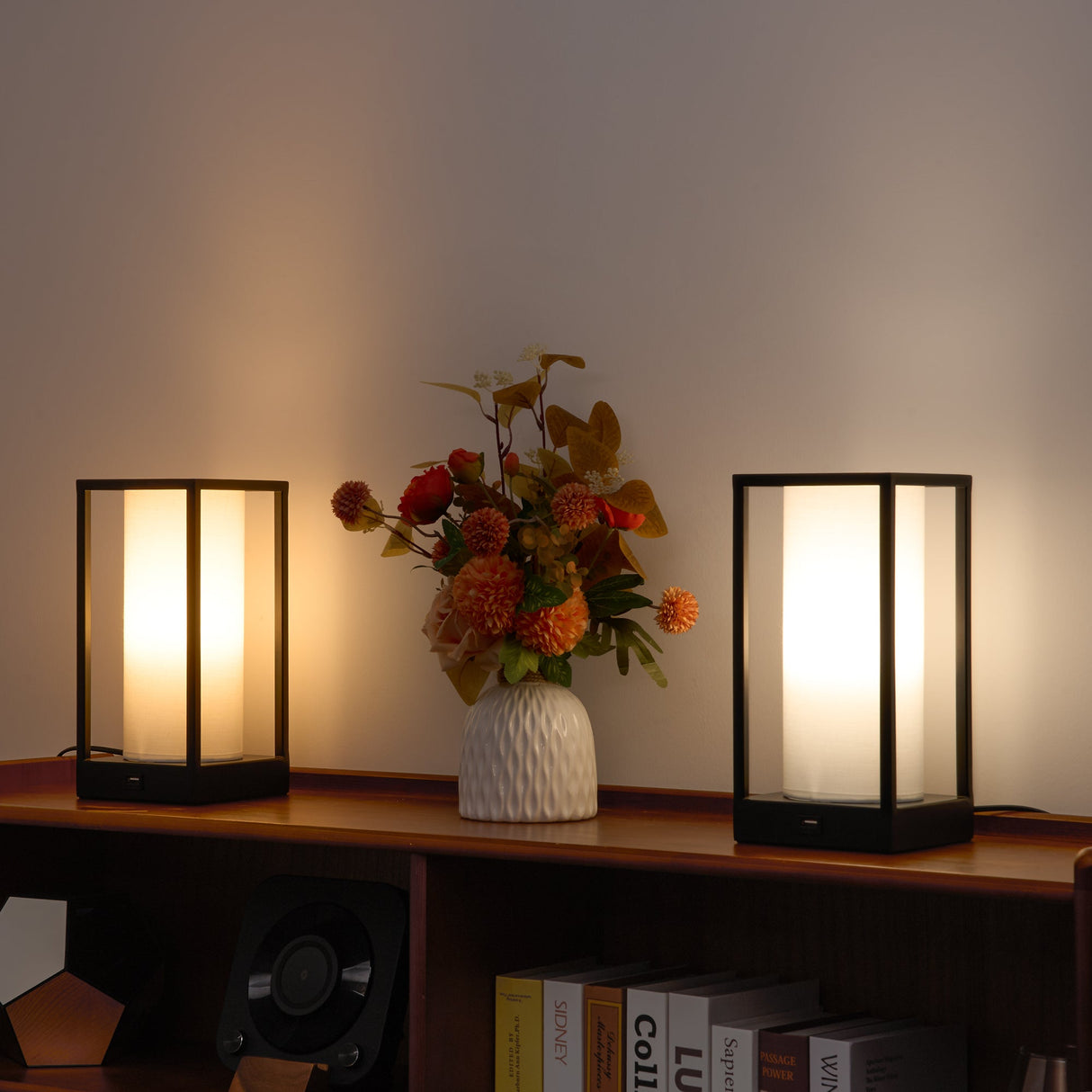 Hokkaido Adjustable Table Lamp with USB Charger