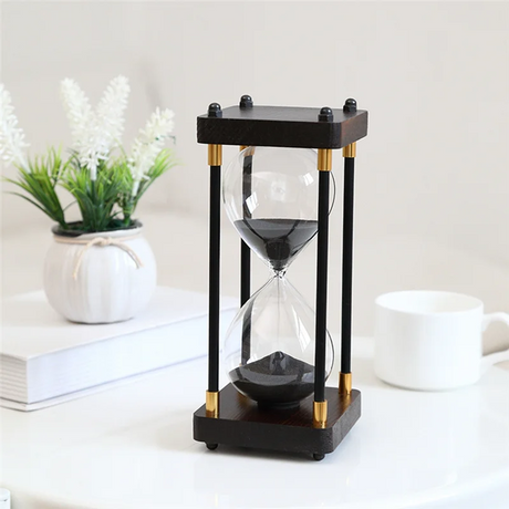 Luxury 30 Minutes Hourglass - Elegant Hourglass For Office, Study & Home Decor