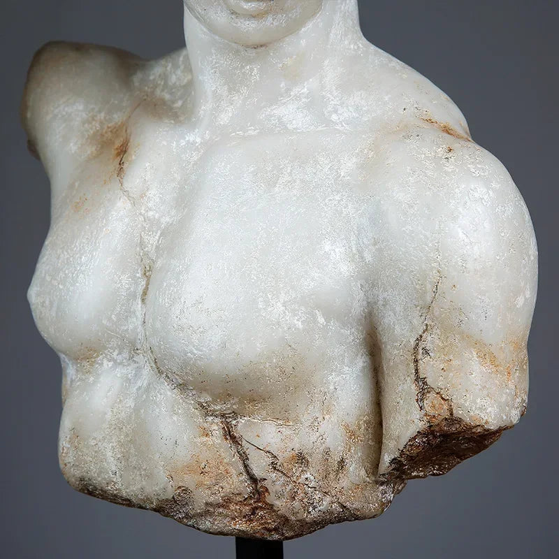 Retro Nordic Home Decor Sculpture – Unique Resin Statue