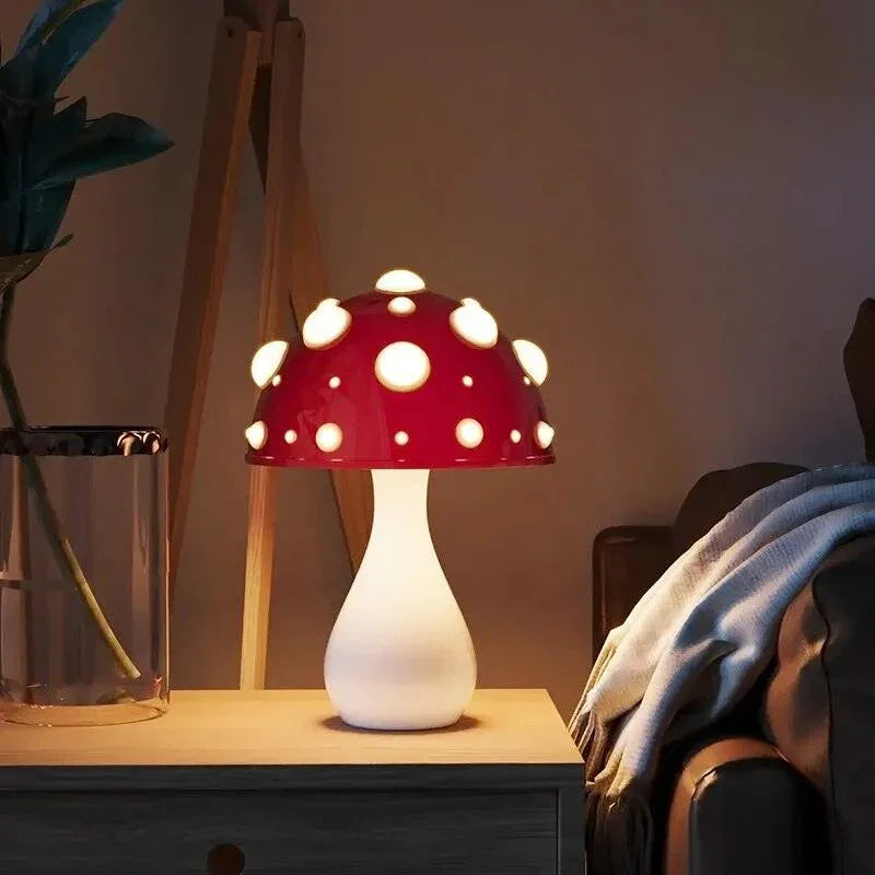 Cherry Mushroom Table Lamp - BLISOME