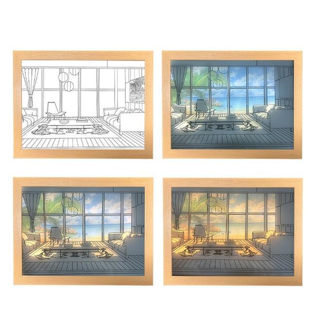 Eniko Light Up Wall Art - BLISOME