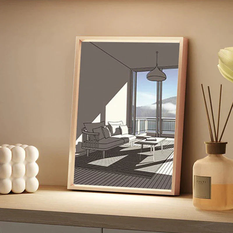 Eniko Light Up Wall Art - BLISOME