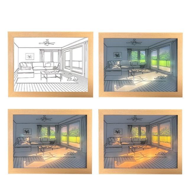 Eniko Light Up Wall Art - BLISOME