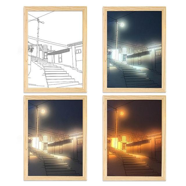 Eniko Light Up Wall Art - BLISOME