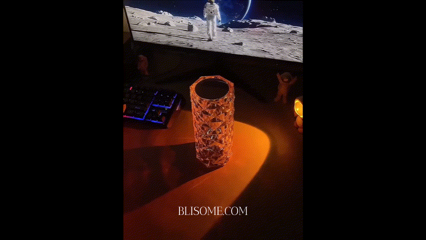 Glimmer Rechargeable LED Crystal Table Lamp - BLISOME