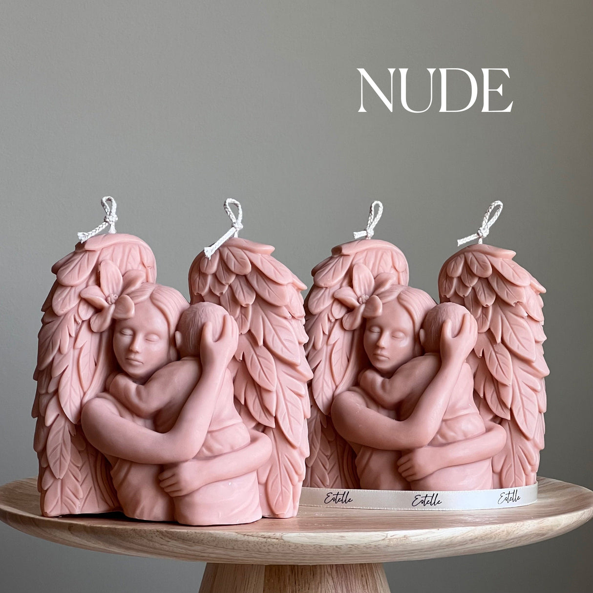 Mother Angel Candle – Handmade Sculptural Soy Wax Décor