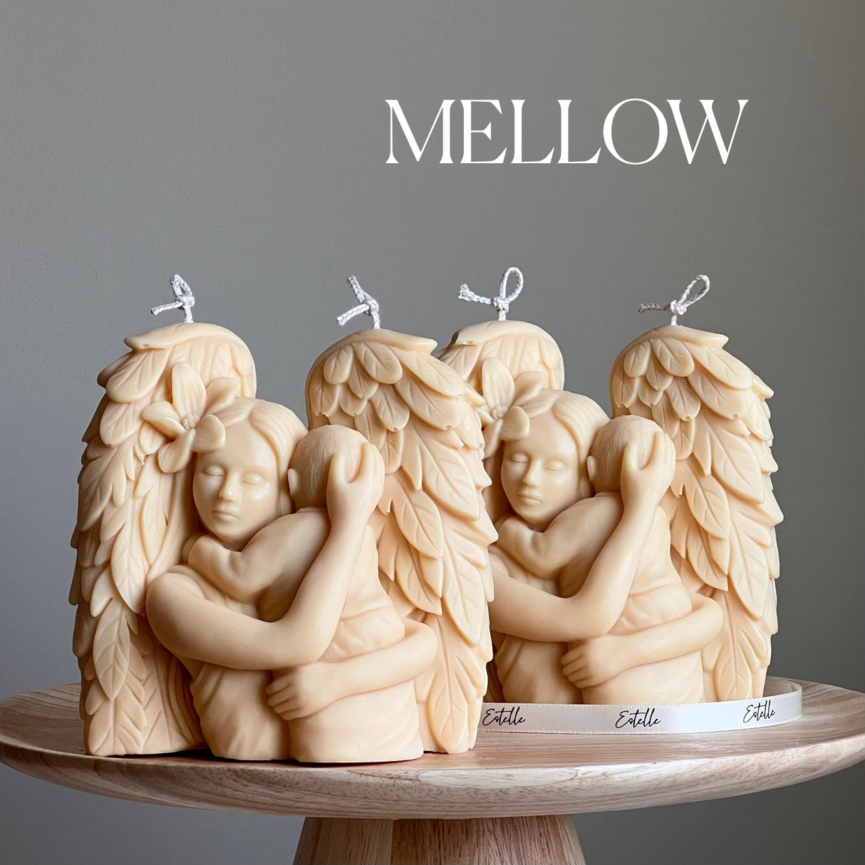 Mother Angel Candle – Handmade Sculptural Soy Wax Décor