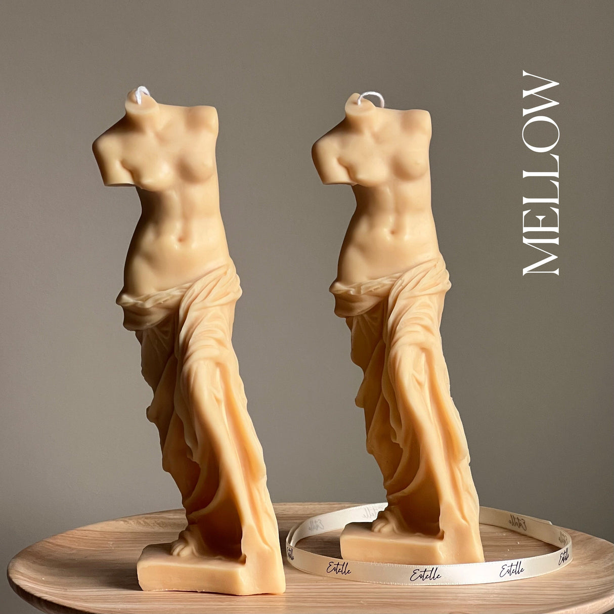 Venus Soy Wax Candle – Torso Female Figure Handmade Decor