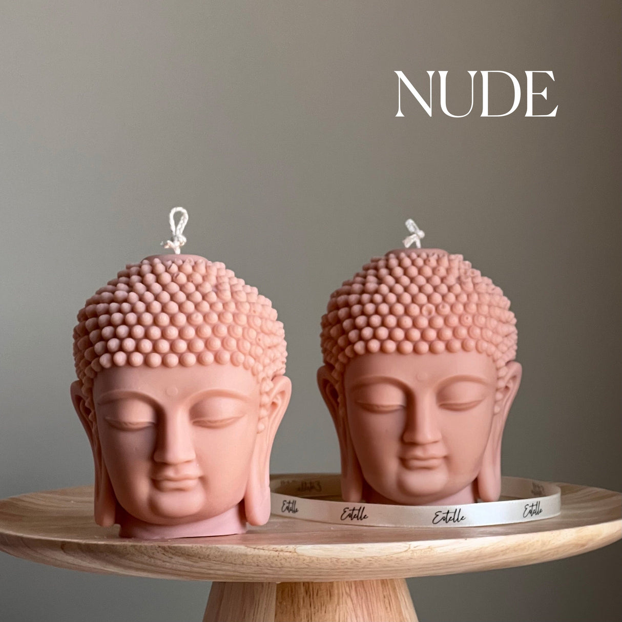 Buddha Bust Candle | Sculptural Soy Wax Statue-1