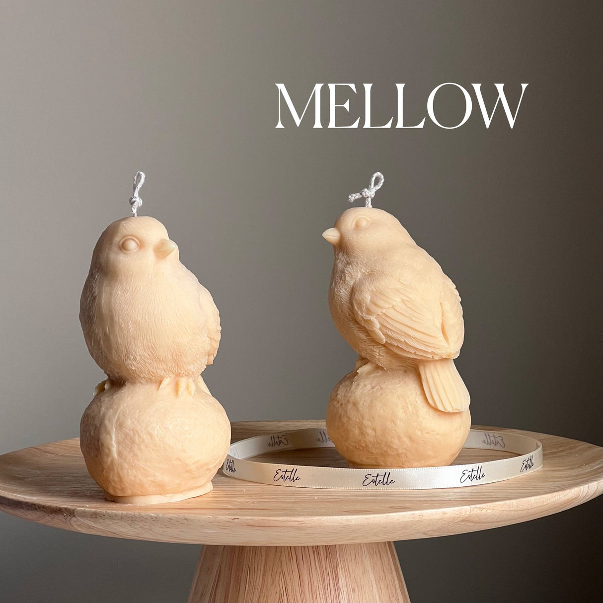 Handmade Bird Soy Wax Candle: Sculptural Home Decor Gift-3