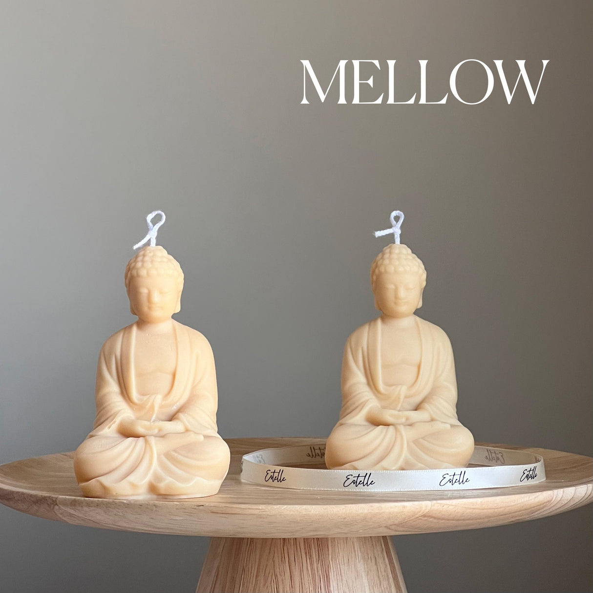 Buddha Candle – Handmade Sculptural Soy Wax Statue