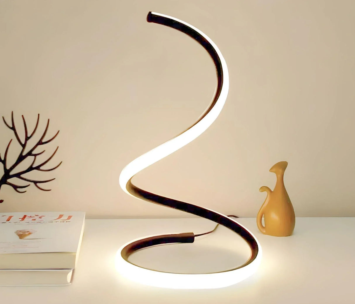 Kennith Twisted LED Table Lamp - BLISOME