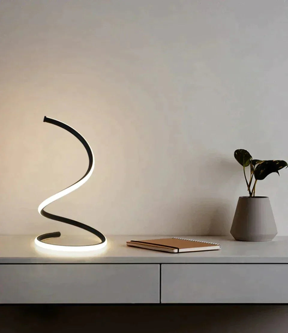 Kennith Twisted LED Table Lamp - BLISOME