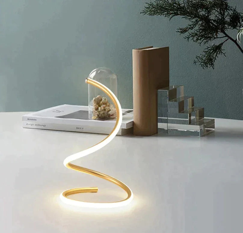 Kennith Twisted LED Table Lamp - BLISOME