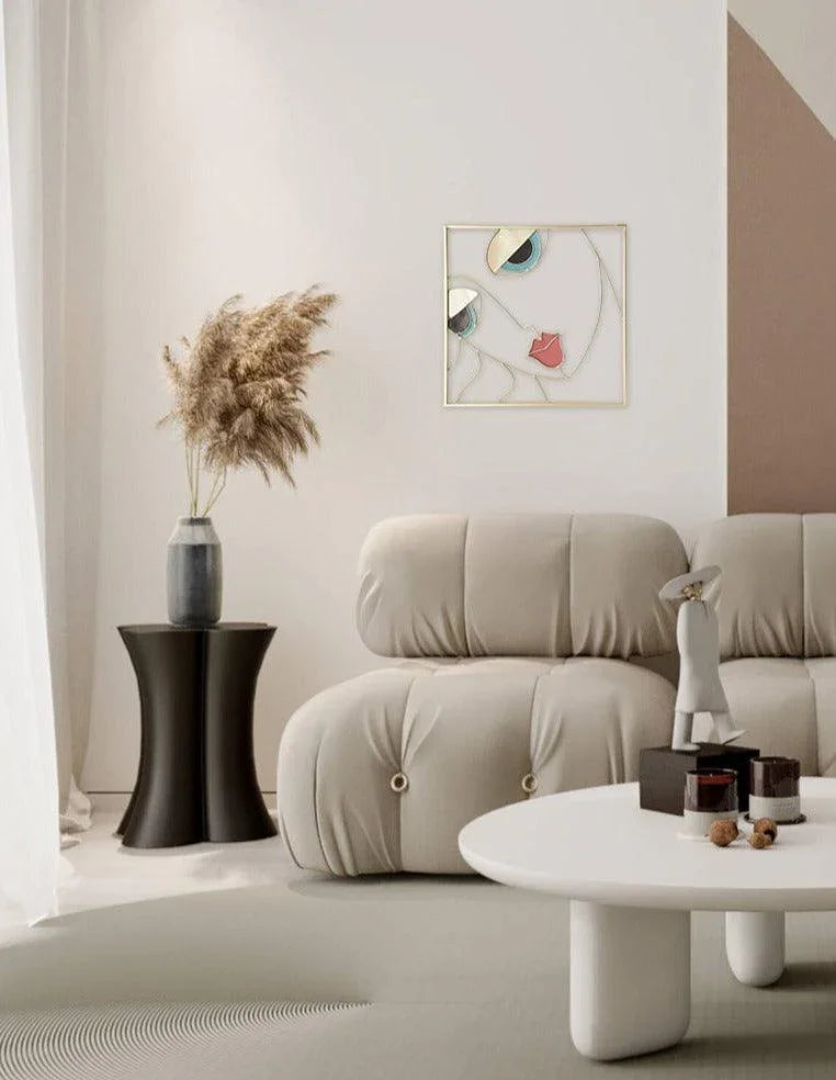 Lana Modern Woman Metal Wall Art - BLISOME