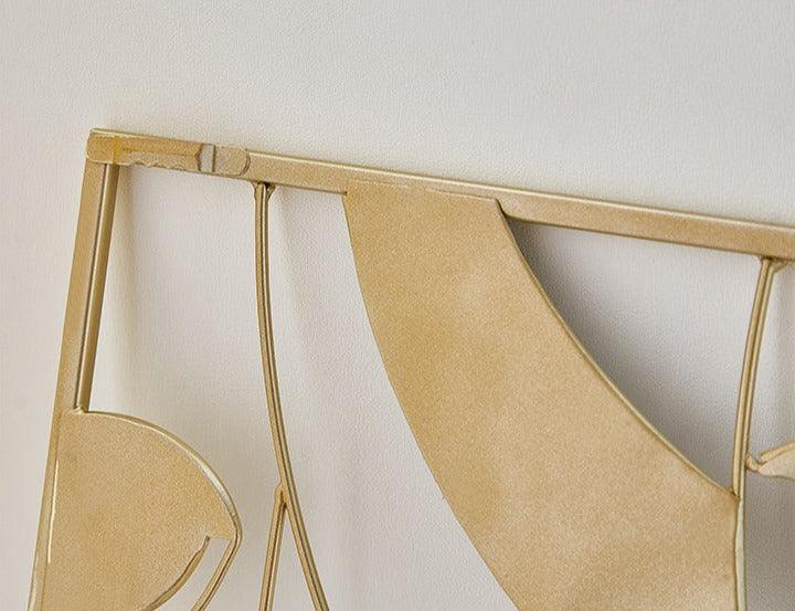 Lana Modern Woman Metal Wall Art - BLISOME