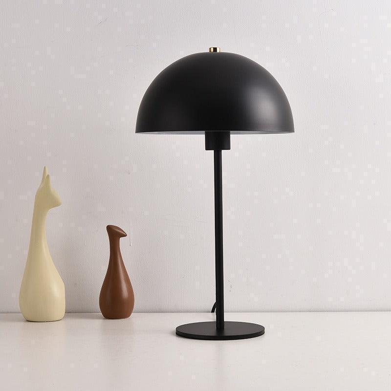 Monroe Mushroom Iron Table Lamp – Retro-Inspired