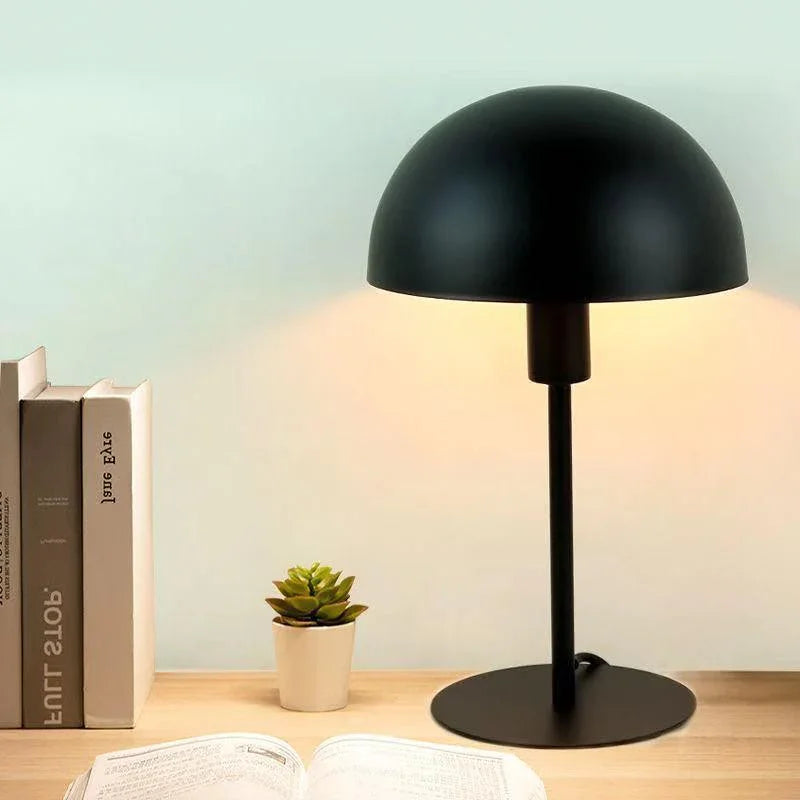 Monroe Mushroom Iron Table Lamp - BLISOME