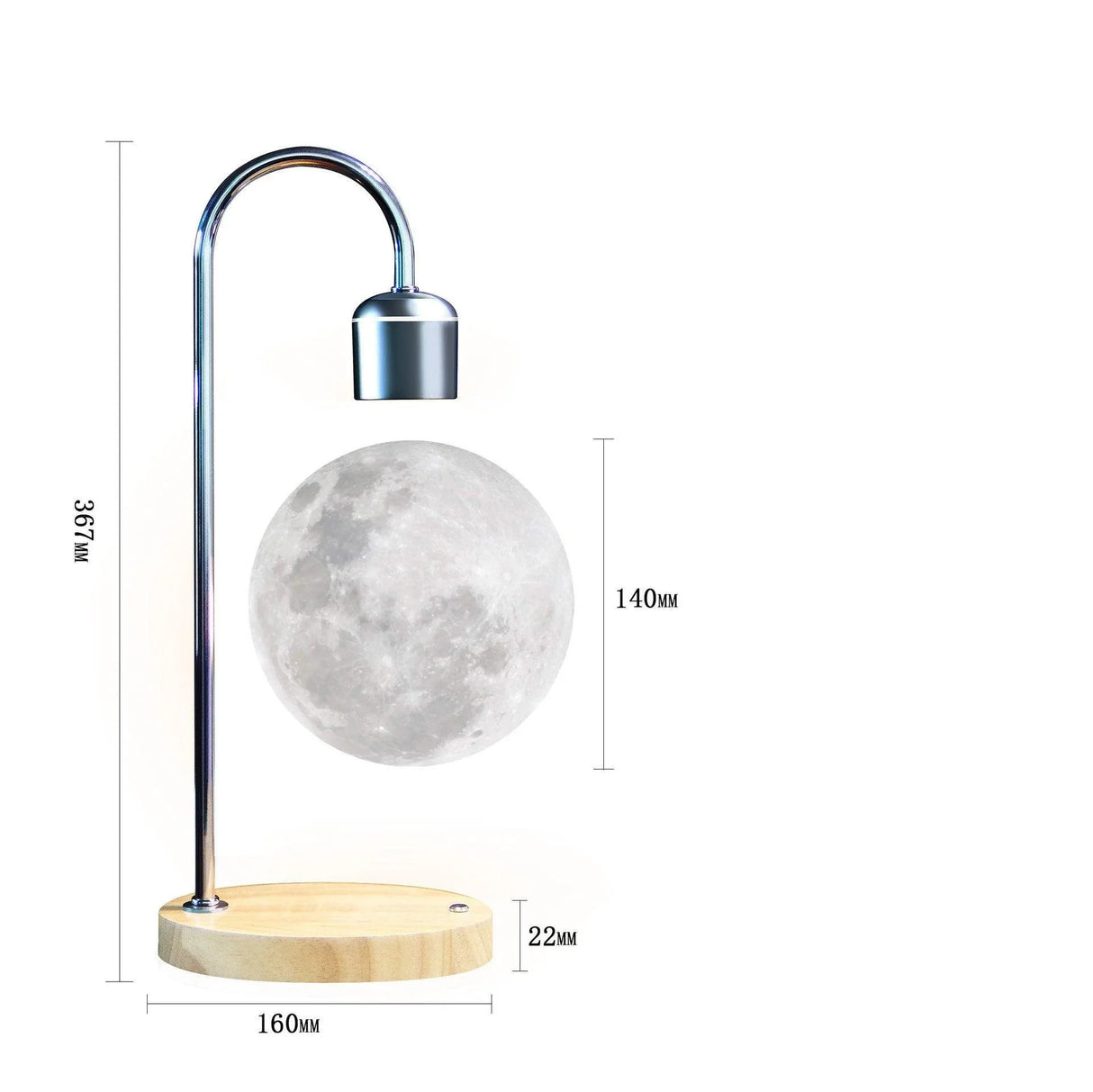 Moonlite Levitating Lamp - Wireless Charger - BLISOME