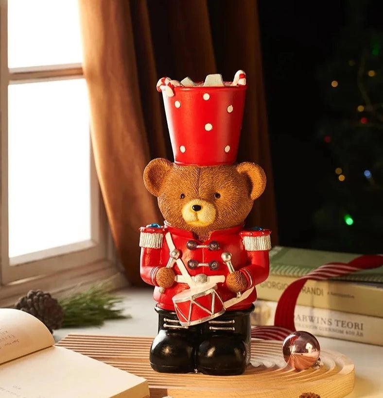 Mr. Cocoa Nutcracker Bear Statue - BLISOME