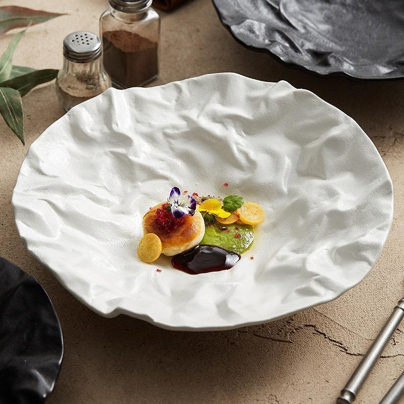 Opulent Ceramic Plate Collection – Luxury Tableware