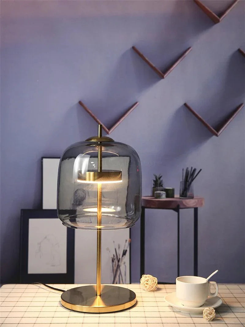 Theodore Modern Glass Table Lamp - BLISOME