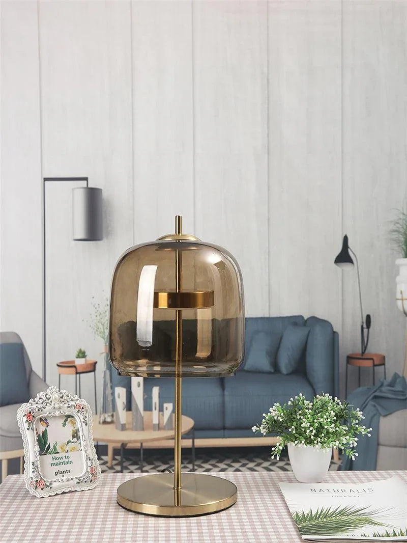 Theodore Modern Glass Table Lamp - BLISOME