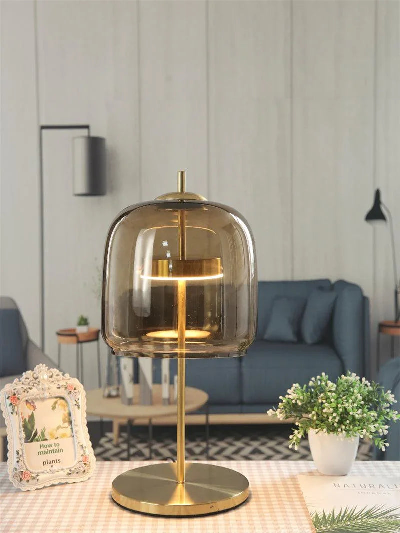 Theodore Modern Glass Table Lamp - BLISOME