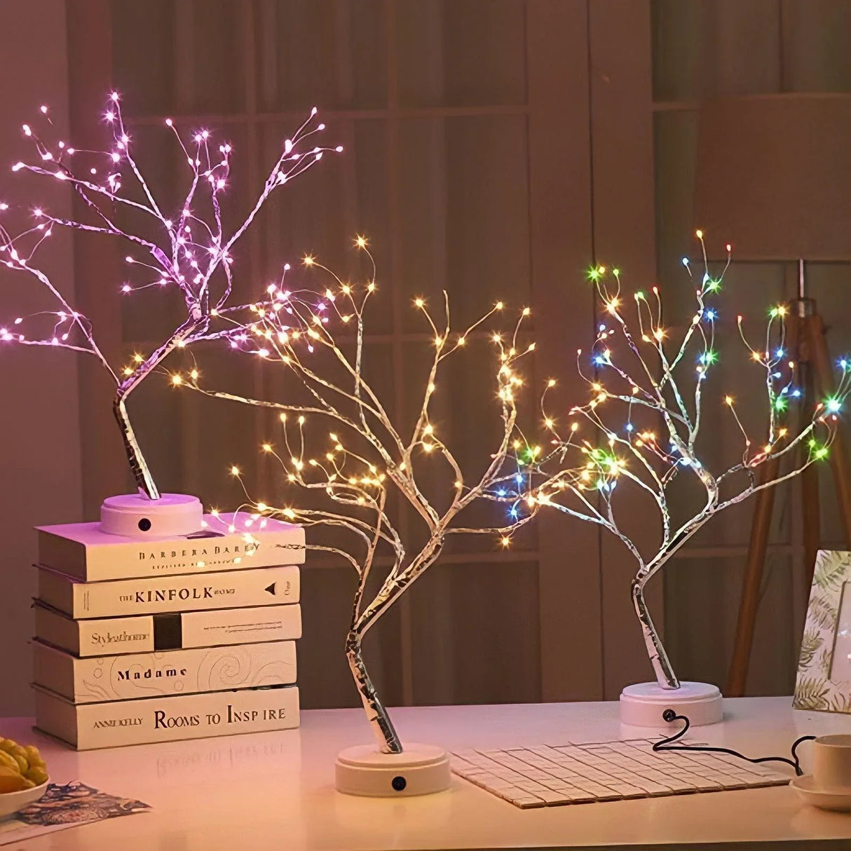 Twinkle Fairy Mini Tree Rechargeable Table Lamp – Magical Lighting