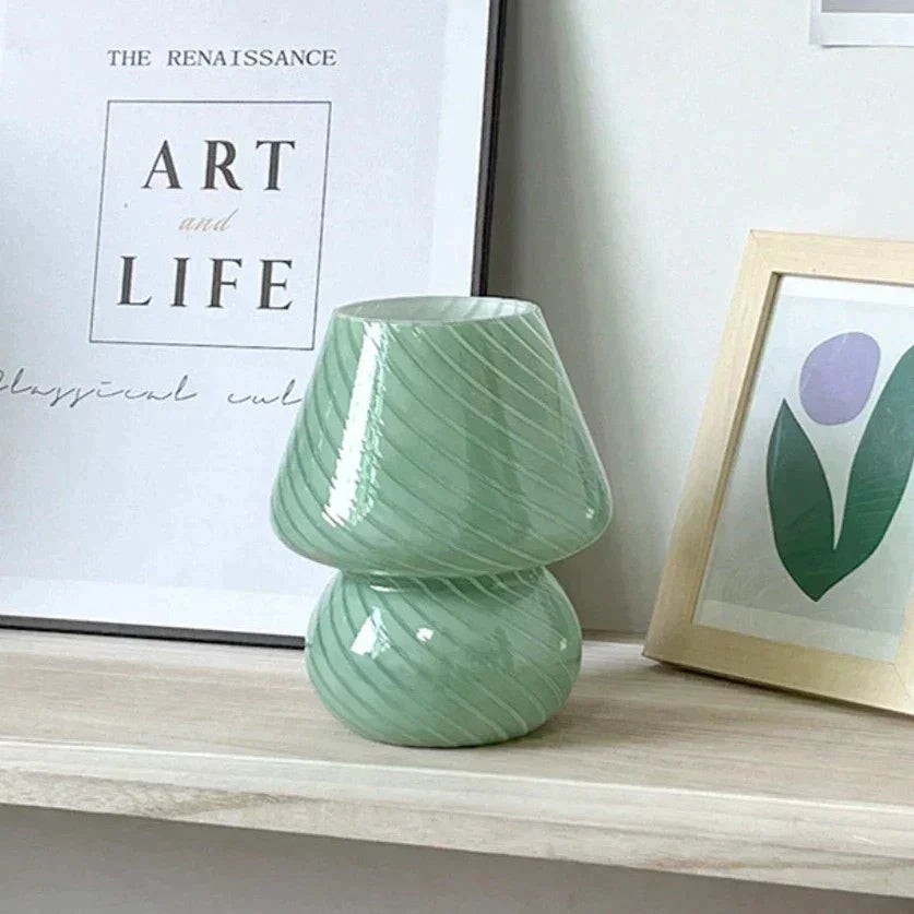 Verre Retro Glass Mushroom Table Lamp - BLISOME