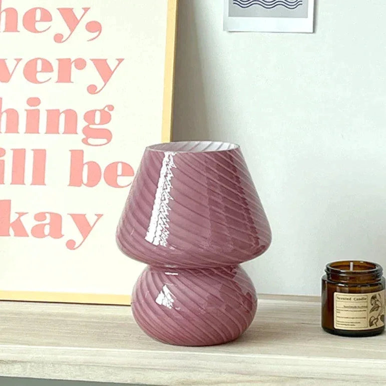 Verre Retro Glass Mushroom Table Lamp - BLISOME