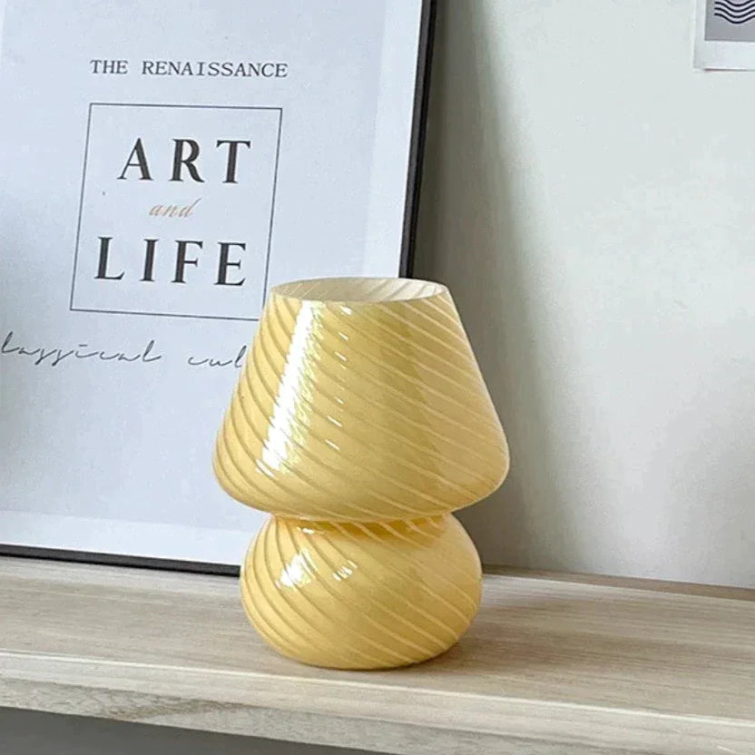 Verre Retro Glass Mushroom Table Lamp - BLISOME