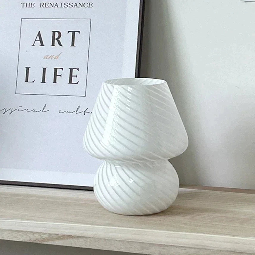 Verre Retro Glass Mushroom Table Lamp - BLISOME