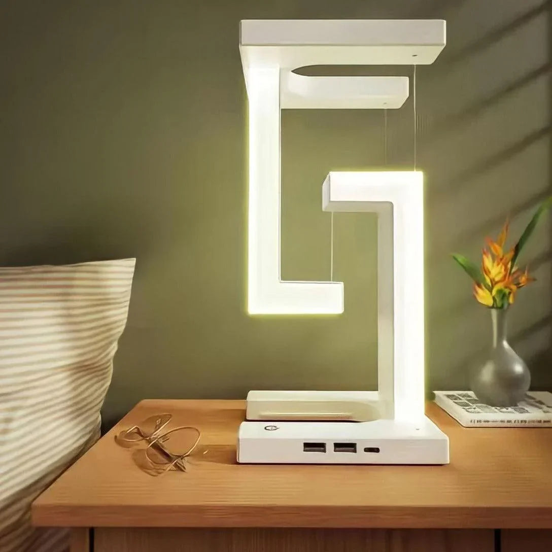 Zentro Table Lamp Wireless Charger – Modern Lighting