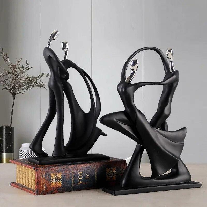 Amour Dancing Couple Statue – Elegant Romantic Sculpture