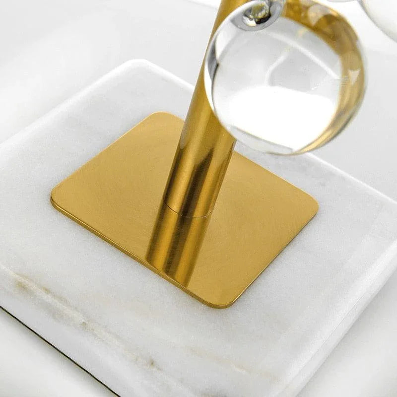 Esme Golden Crystal Mushroom Table Lamp - BLISOME