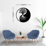 Moon and Sun Metal Wall Art – Modern Black Steel Wall Décor