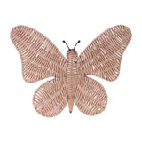 Unique Butterfly Rattan Hanging Sculpture Wall Decor