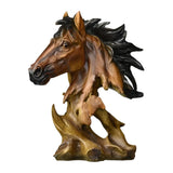 Polyresin Horse Tabletop Sculpture