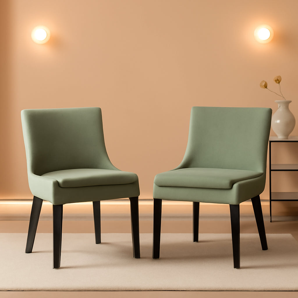 Modern Upholstered Dining Chair Set 6 Chairs Dining Room
