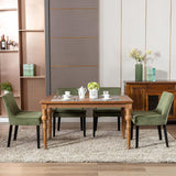 Modern Upholstered Dining Chair Set 6 Chairs Dining Room