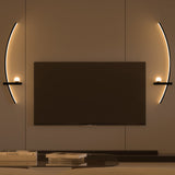2-Pack Modern Orb Arc Wall Lamp – Dimmable LED Light Set