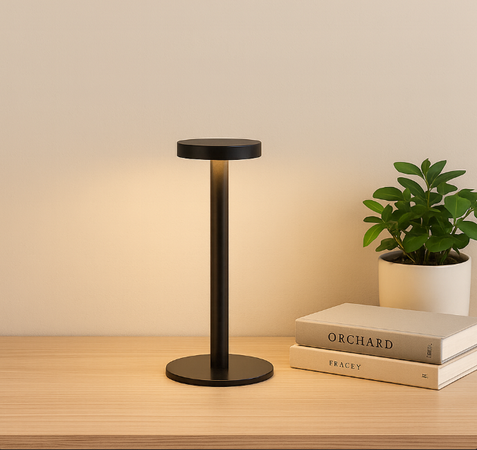 Milo Cordless LED Lamp – Clean Design, Rechargeable Convenience