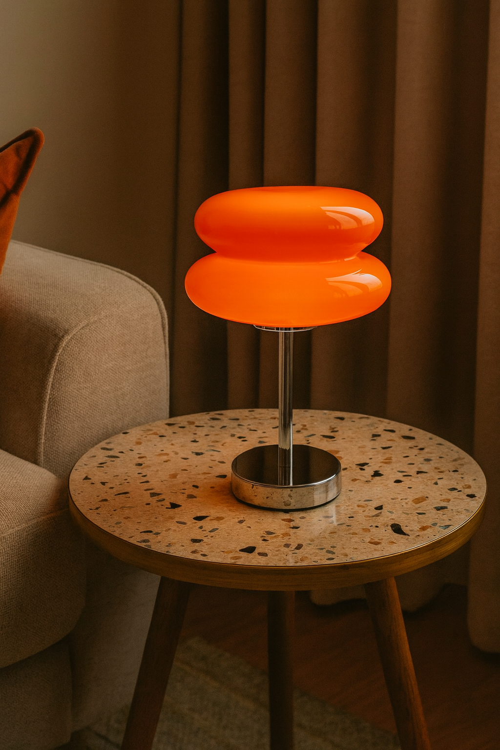 Lucy Stained Glass Retro Table Lamp – Vintage Tiffany-Style Ambient Lighting