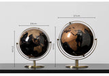 Luxury Metal World Globe – Decorative Ornament or Gift for Office or Home