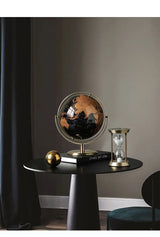 Luxury Metal World Globe – Decorative Ornament or Gift for Office or Home